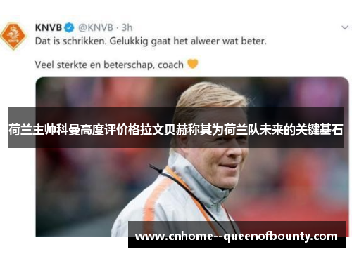 荷兰主帅科曼高度评价格拉文贝赫称其为荷兰队未来的关键基石